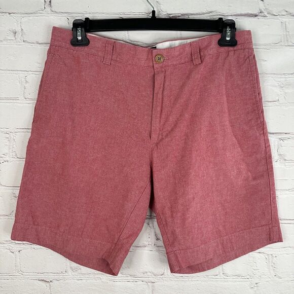 J. Crew Gramercy Men’s 34 Shorts Chino Chambray Preppy Inseam 8 Nautical - Picture 5 of 6